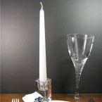 Bolsius Candles - 25cm White Taper Dinner Candles